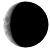 Waning Crescent, 25 days, 6 hours, 45 minutes in cycle